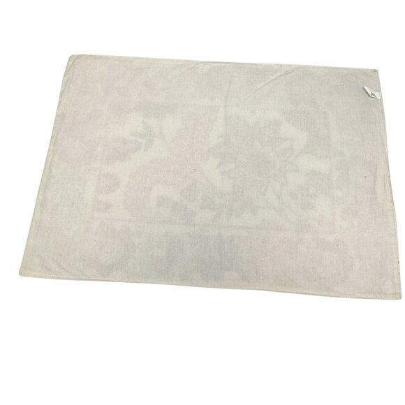 Autumn Floral Placemats Set of 3 Cloth Fabric Rust Cream - Picture 4 of 11